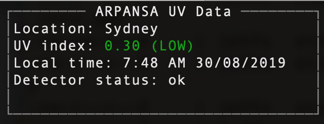 arpansagovau module screenshot